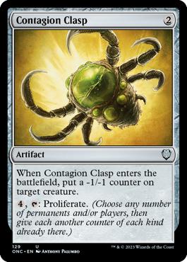Contagion Clasp - Phyrexia: All Will Be One Commander