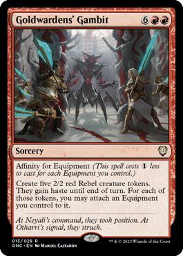Goldwardens' Gambit - Phyrexia: All Will Be One Commander