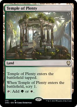 Temple of Plenty - Phyrexia: All Will Be One Commander