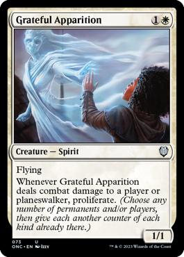 Grateful Apparition - Phyrexia: All Will Be One Commander