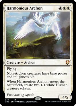 Harmonious Archon - Phyrexia: All Will Be One Commander