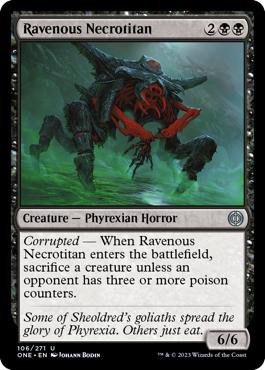 Ravenous Necrotitan - Phyrexia: All Will Be One