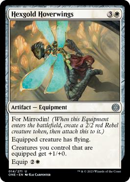 Hexgold Hoverwings - Phyrexia: All Will Be One