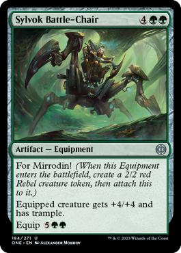 Sylvok Battle-Chair - Phyrexia: All Will Be One