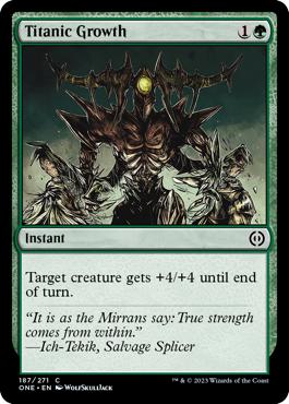 Titanic Growth - Phyrexia: All Will Be One