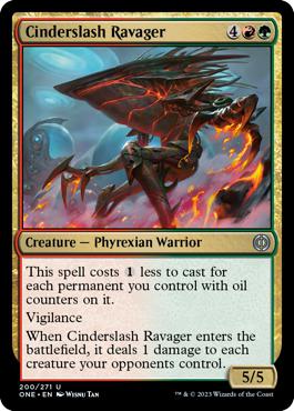 Cinderslash Ravager - Phyrexia: All Will Be One