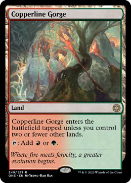 Copperline Gorge - Phyrexia: All Will Be One