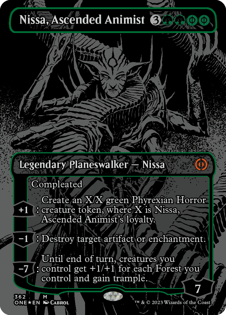 Nissa, Ascended Animist - Phyrexia: All Will Be One