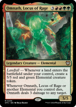 Omnath, Locus of Rage - Outlaws of Thunder Junction Commander