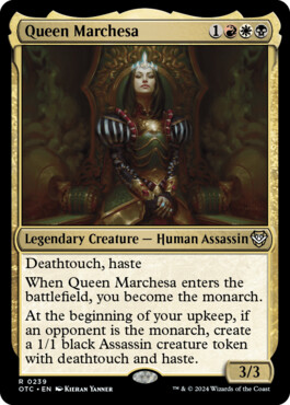 Queen Marchesa - Outlaws of Thunder Junction Commander