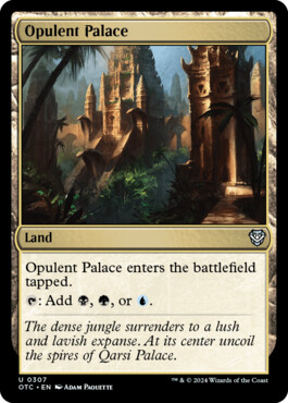 Opulent Palace - Outlaws of Thunder Junction Commander