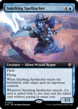 Smirking Spelljacker - Outlaws of Thunder Junction Commander