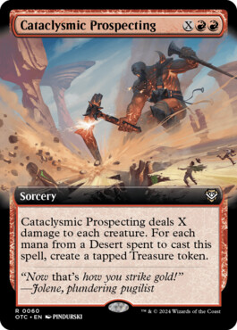 Cataclysmic Prospecting - Outlaws of Thunder Junction Commander