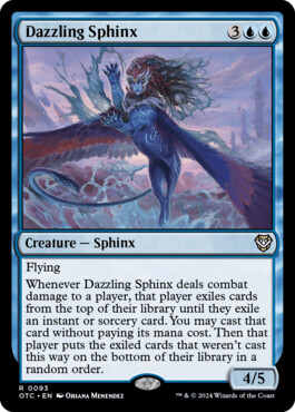 Dazzling Sphinx - Outlaws of Thunder Junction Commander