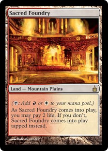 Sacred Foundry - Ravnica: City of Guilds