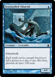 Grayscaled Gharial - Ravnica: City of Guilds