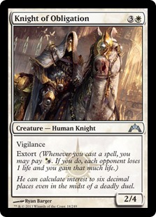 Knight of Obligation - Gatecrash
