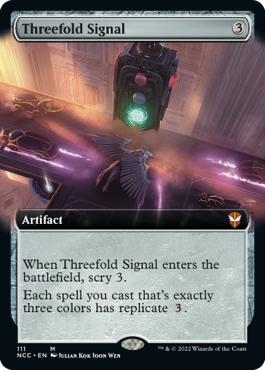 Threefold Signal - Streets of New Capenna Commander