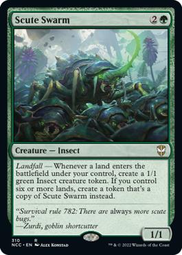 Scute Swarm - Streets of New Capenna Commander