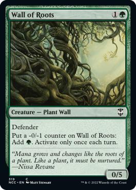Wall of Roots - Streets of New Capenna Commander