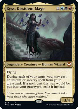 Kess, Dissident Mage - Streets of New Capenna Commander