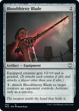 Bloodthirsty Blade - Streets of New Capenna Commander