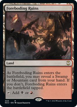 Foreboding Ruins - Streets of New Capenna Commander