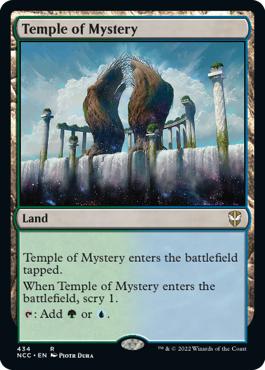 Temple of Mystery - Streets of New Capenna Commander