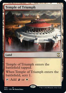 Temple of Triumph - Streets of New Capenna Commander