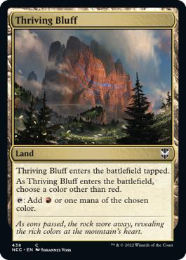 Thriving Bluff - Streets of New Capenna Commander