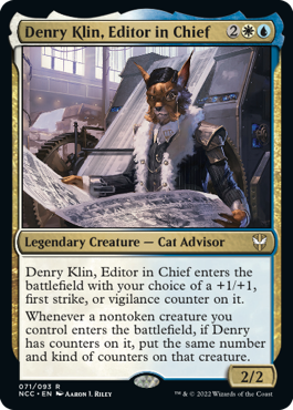 Denry Klin, Editor in Chief - Streets of New Capenna Commander
