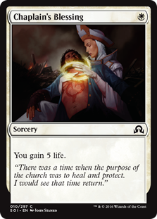 Chaplain's Blessing - Shadows over Innistrad