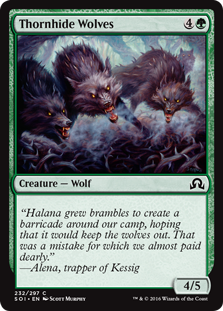 Thornhide Wolves - Shadows over Innistrad