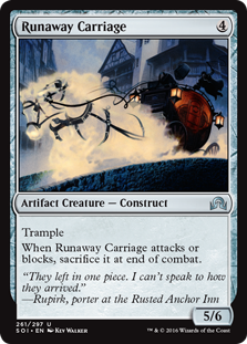 Runaway Carriage - Shadows over Innistrad