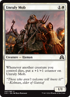 Unruly Mob - Shadows over Innistrad