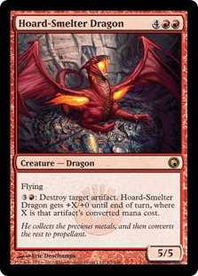 Hoard-Smelter Dragon - Scars of Mirrodin