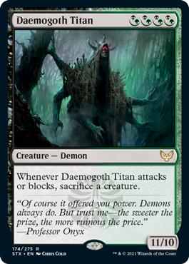 Daemogoth Titan - Strixhaven: School of Mages