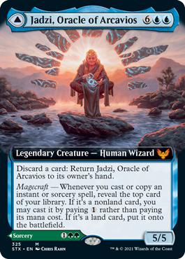 Jadzi, Oracle of Arcavios // Journey to the Oracle - Strixhaven: School of Mages