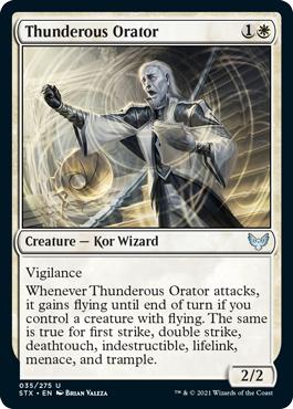 Thunderous Orator - Strixhaven: School of Mages