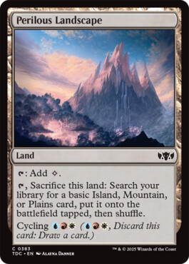 Perilous Landscape - Tarkir: Dragonstorm Commander