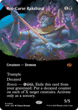 Rot-Curse Rakshasa - Tarkir: Dragonstorm
