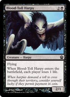 Blood-Toll Harpy - Theros