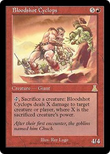 Bloodshot Cyclops - Urza's Destiny