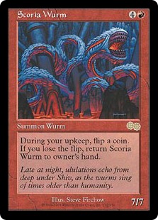 Scoria Wurm - Urza's Saga