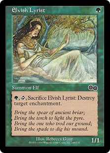 Elvish Lyrist - Urza's Saga