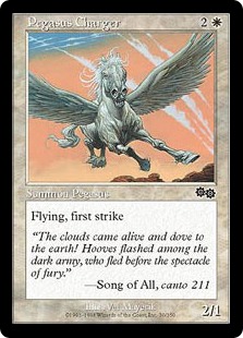 Pegasus Charger - Urza's Saga