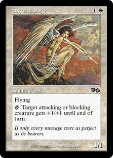 Angelic Page - Urza's Saga