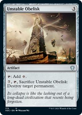 Unstable Obelisk - Innistrad: Crimson Vow Commander