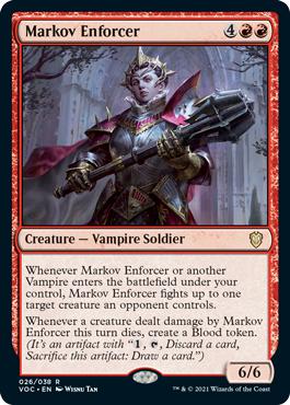 Markov Enforcer - Innistrad: Crimson Vow Commander