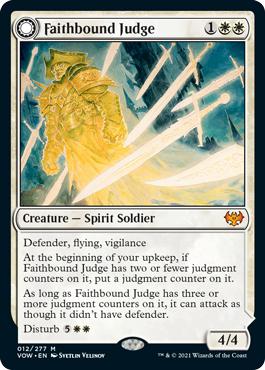 Faithbound Judge -> Sinner's Judgment - Innistrad: Crimson Vow